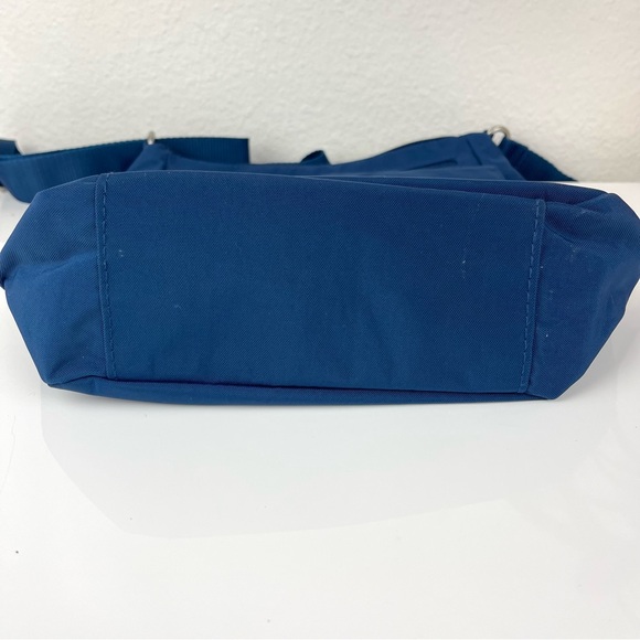 Baggallini Navy Nylon Practical Adjustable Crossbody Town Bagg - Picture 9 of 14